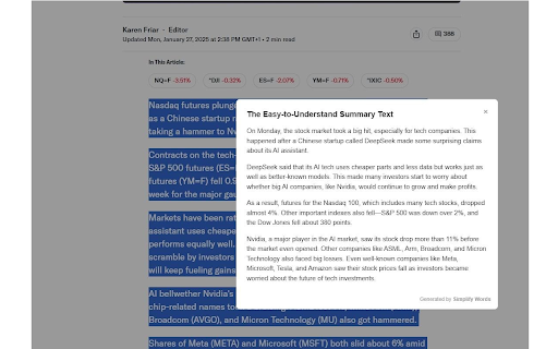 Simplify Words screenshot 1