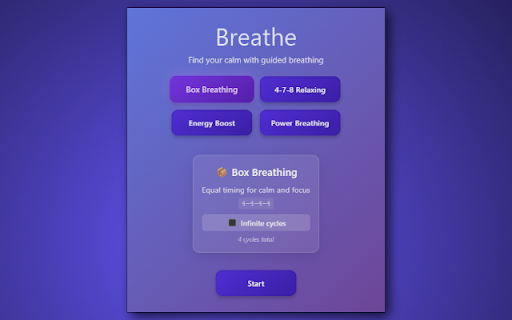 Simply Breathe screenshot 1