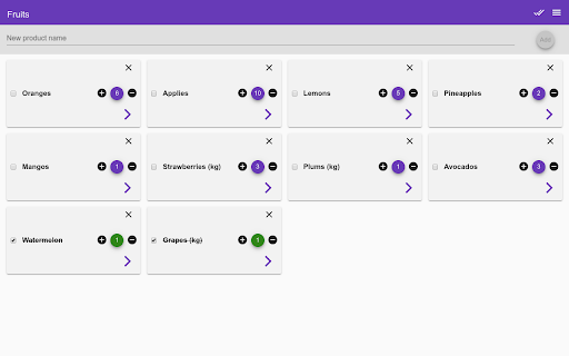 Simply Shopping List screenshot 1
