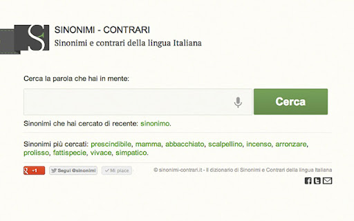 Sinonimi Contrari screenshot 1