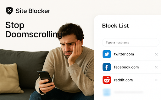Site Blocker screenshot 1