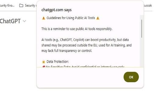 Site Visit Pop-Up screenshot 1