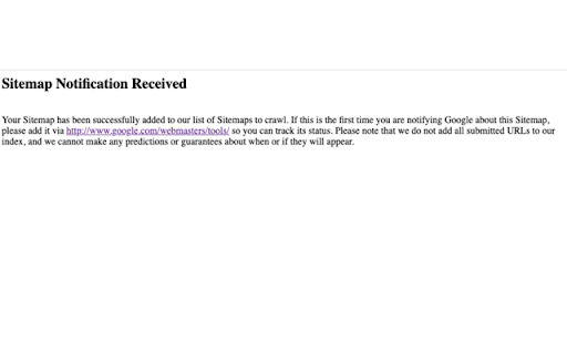 Sitemap Pinger screenshot 1