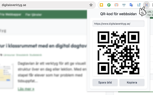 Skapa QR-kod screenshot 1