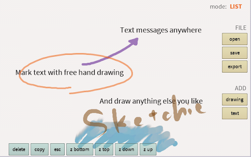 Sketchie screenshot 1