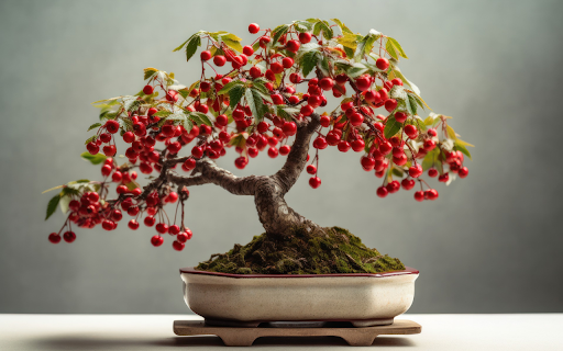 Small tree with red fruit screenshot 1