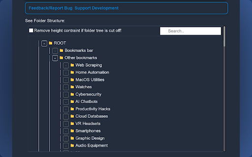 Smart Bookmarker (Save bookmark to folder) screenshot 1