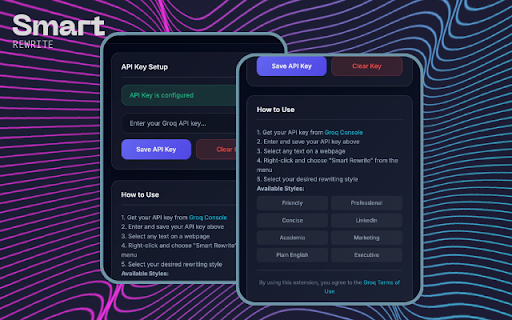 Smart Rewrite - AI Text Enhancement screenshot 1