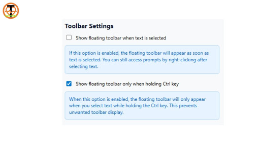 SmartPromptBar screenshot 1