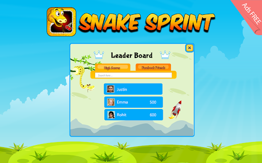 Snake sprint screenshot 1