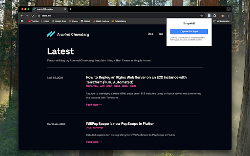SnapArti - Full Page Screenshot screenshot 1