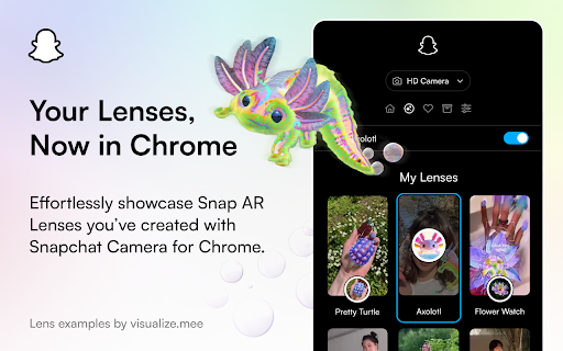 Snapchat Camera for Chrome - Public Preview screenshot 1