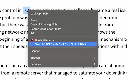 SnapSearch - Better Search on Arc screenshot 1