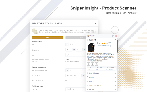 Sniper Insight - Product Scanner screenshot 1
