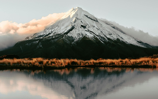 Snow Covered Mountain Near Lake screenshot 1