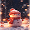 Snowman wallpaper logo