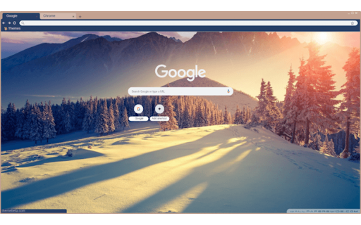 Snowy forest screenshot 1