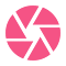 Sober dark pink logo