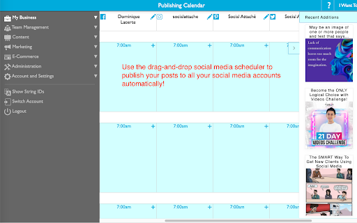 Social Attache screenshot 1