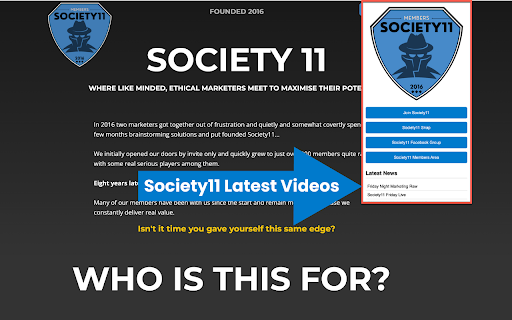 Society11 Internet Marketing Group screenshot 1