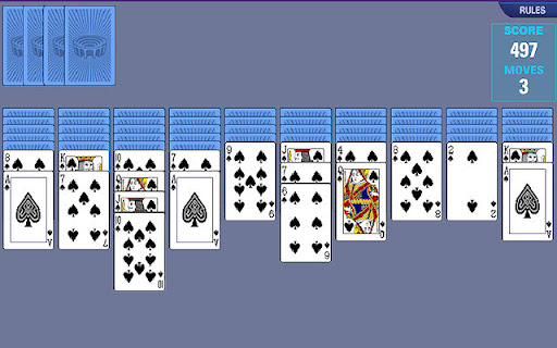 Solitario Spider screenshot 1