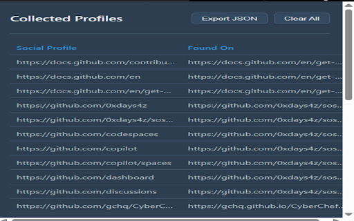 soscraper screenshot 1