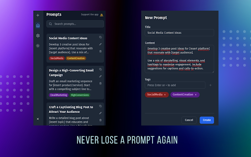 SosPrompt screenshot 1