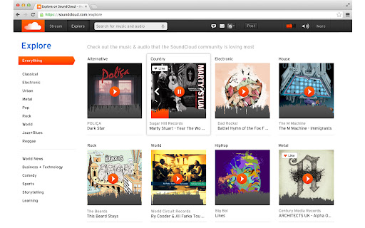 SoundCloud screenshot 1