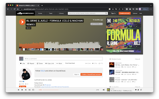 SoundCloud Artwork Getter screenshot 1