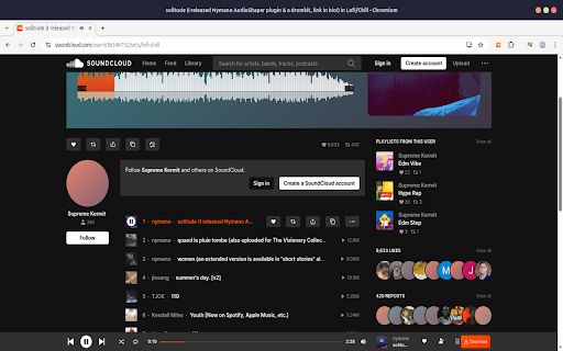 SoundCloud Enhanced Pro screenshot 1
