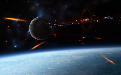 Space war screenshot 1