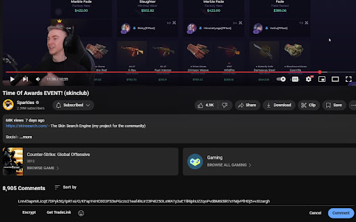 Sparkles Giveaway screenshot 1