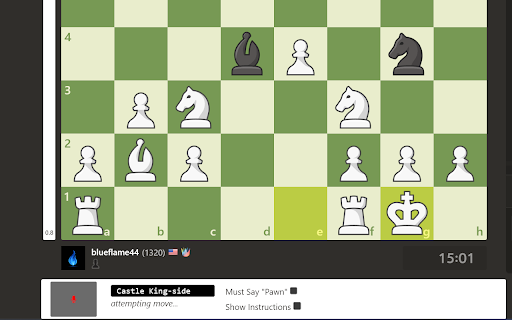 Speak to Chess.com (Standard Notation) screenshot 1