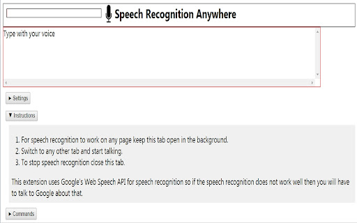 Speech Recognition Anywhere screenshot 1