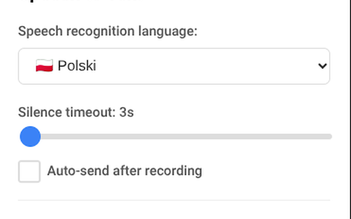 Speech to Text for Claude.ai screenshot 1