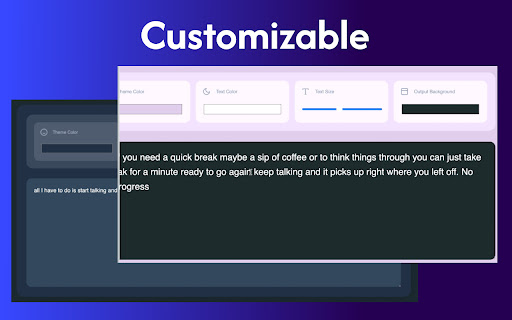 Speechia Beautiful Speech to Text screenshot 1