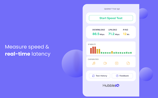 SpeedMate: Speed Test & Internet Connection Monitor screenshot 1