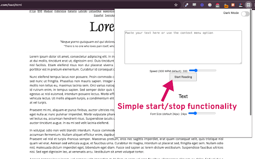 SpeedRead screenshot 1