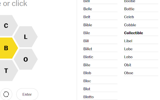 Spelling Bee Hints screenshot 1
