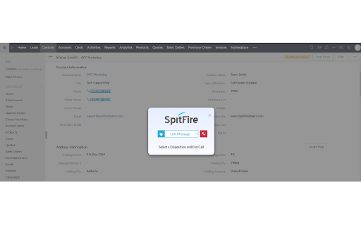 SpitFire Click2Dial screenshot 1