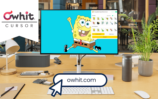 SpongeBob SquarePants Cursor ★ Custom Cursor for Chrome™ screenshot 1