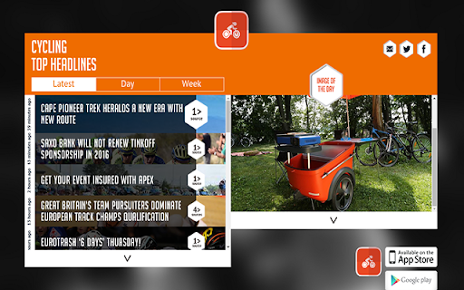 Sportfusion Cycling News screenshot 1