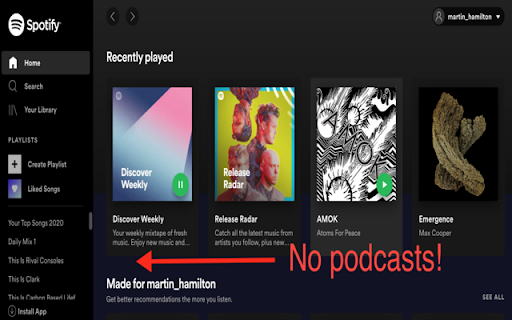 Spotify Podcast Banish screenshot 1