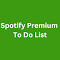 Spotify Premium To Do List logo