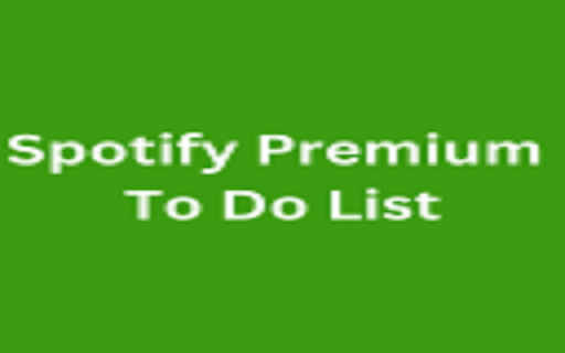 Spotify Premium To Do List screenshot 1