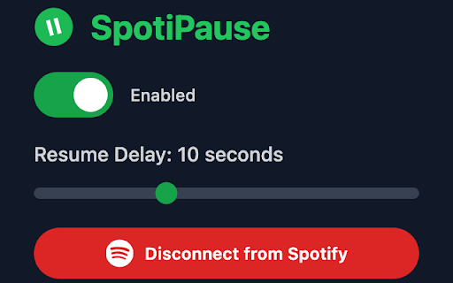 SpotiPause screenshot 1