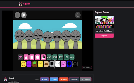 Squidki - Play Sprunki But Squidki | Incredibox Squid Game screenshot 1