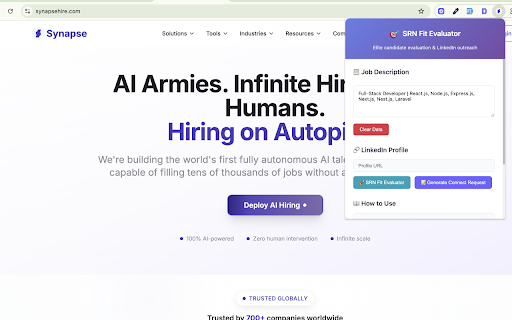 SRN Perfect Fit Evaluator screenshot 1