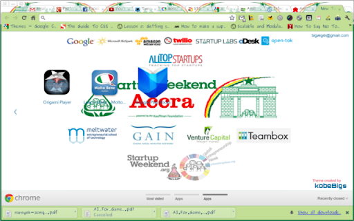 Startup Weekend Accra Theme screenshot 1