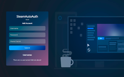 SteamAutoAuth screenshot 1
